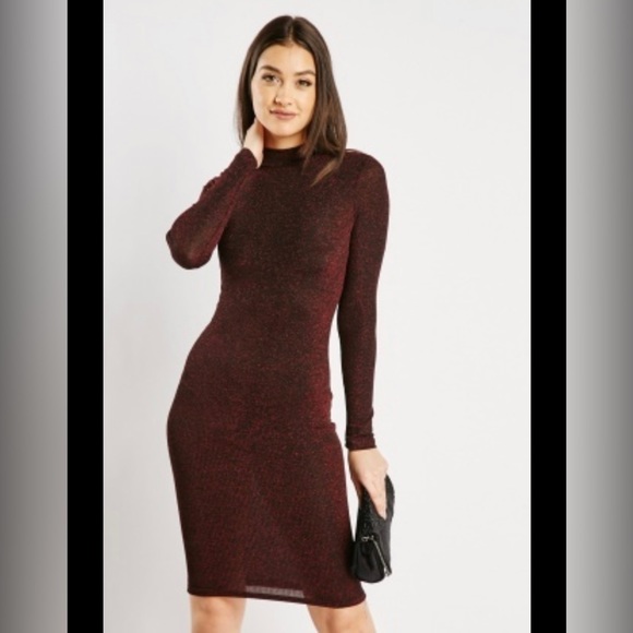 Glittery Jersey Women Dress - Picture 4 of 4